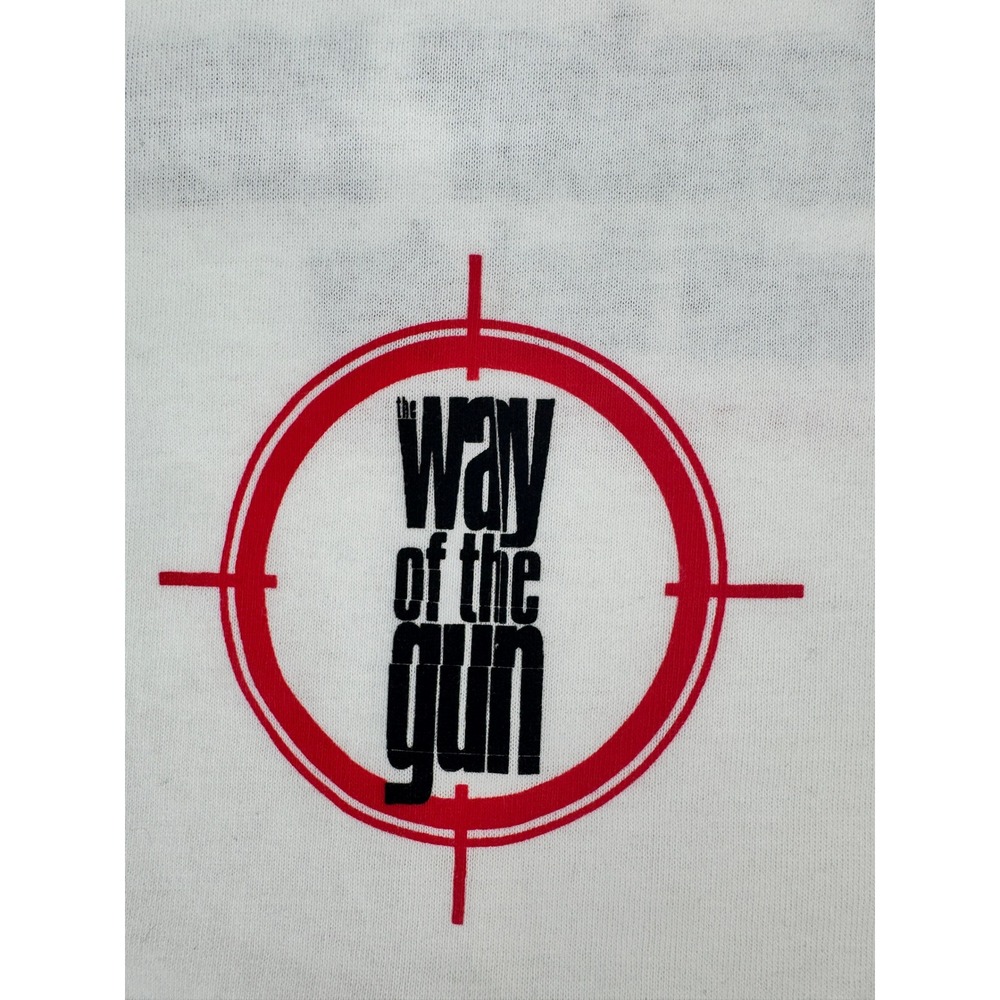 VINTAGE The Way of the Gun Movie Promo T Shirt Mens S White Vintage 2000 Y2K